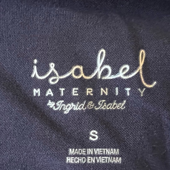 Isabel Maternity Navy Floral Dress - Picture 3 of 3